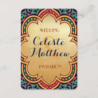 Persian Turkish Arabian Moroccan Wedding or Party Invitation