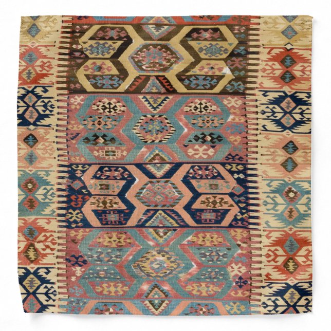 Persian Turkish Rug Carpet Bandana (Front)