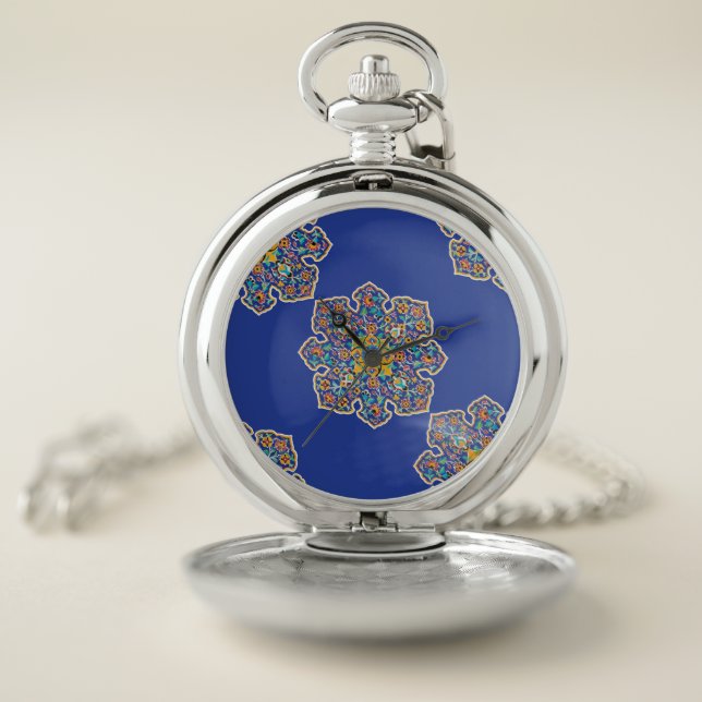 Persian Turquoise Pocket Watch (Inside)