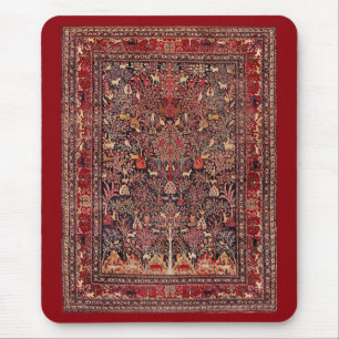 Persian Vintage Antique Carpet Nature Fine Art Mouse Pad