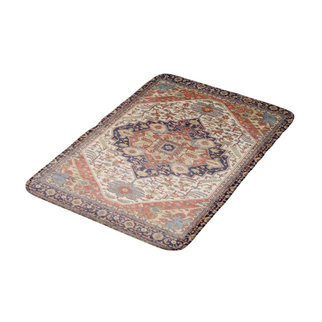 PERSIAN VINTAGE ORIENTAL DESIGN BATH MAT (Angled)
