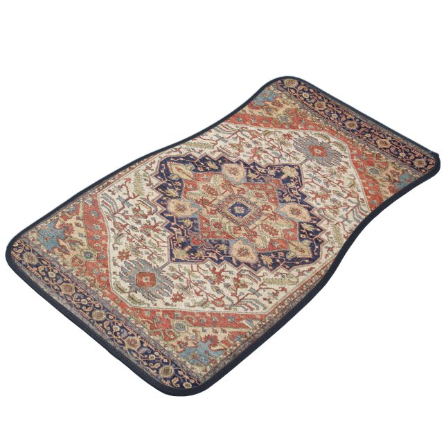 PERSIAN VINTAGE ORIENTAL DESIGN CAR FLOOR MAT (Angled)