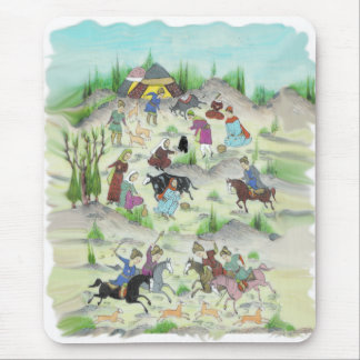 Persian War Scene Mouse Pad