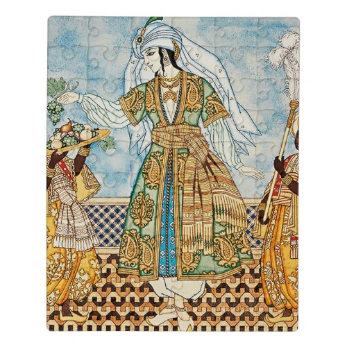 Persian Women Illustration by Ivan Bilibin Jigsaw Puzzle