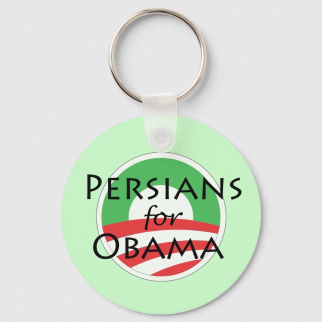 Persians for Obama Keychain (Front)
