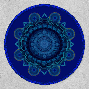 Persian's gyrate psychedelic eyes (Blu version) Patch