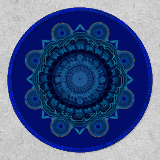 Persian's gyrate psychedelic eyes (Blu version) Patch