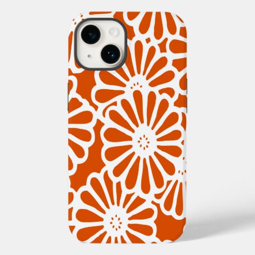 Persimmon Asian Moods Floral Case_Mate iPhone 14 Case