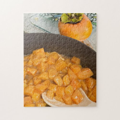 Persimmon Compote Food Jigsaw Puzzle