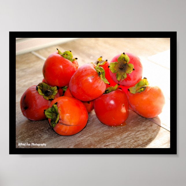 Persimmon Fruit Poster (Front)