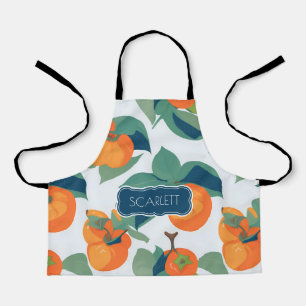 Persimmon Pastel Colorful Personalized Pattern Apron