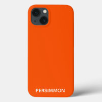 Persimmon red color name Case-Mate iPhone case