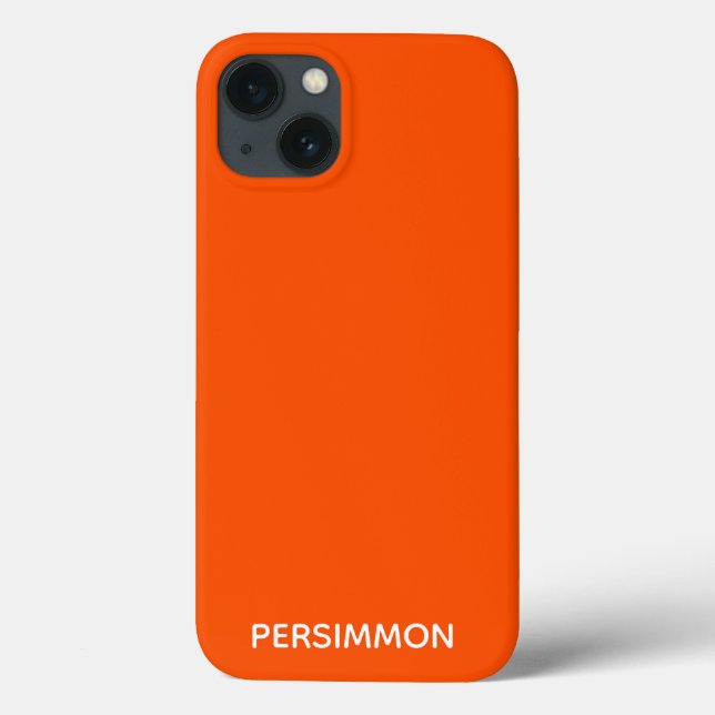 Persimmon red color name Case-Mate iPhone case (Back)