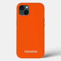 Persimmon red color name Case-Mate iPhone case