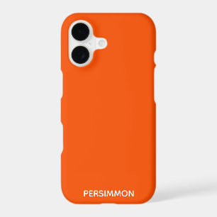 Persimmon red color name iPhone 17 case