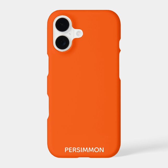 Persimmon red color name Case-Mate iPhone case (Back)