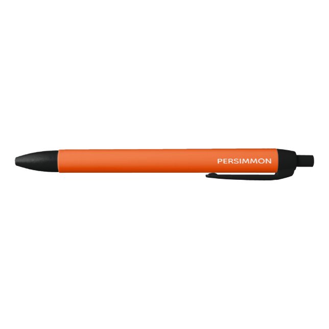 Persimmon red color name pen (Bottom)