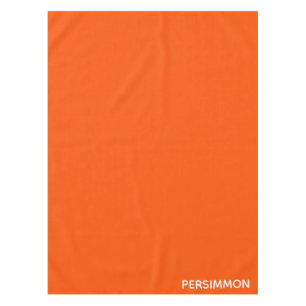 Persimmon red color name tablecloth
