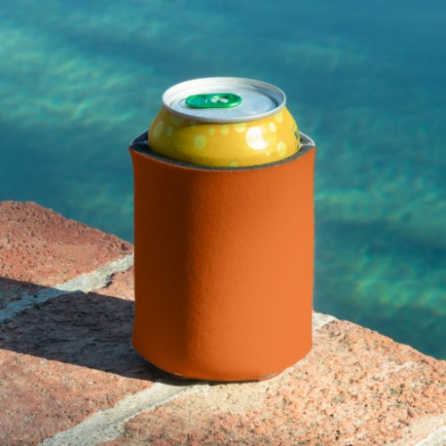 Persimmon Solid Color Can Cooler