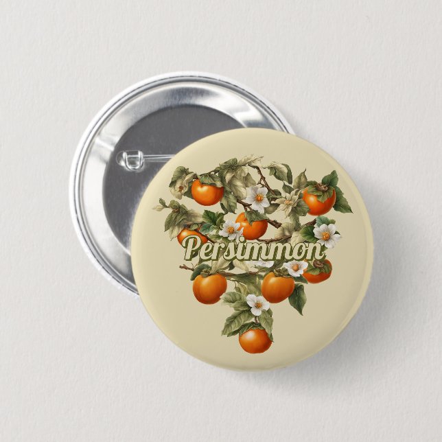 Persimmons Button (Front & Back)