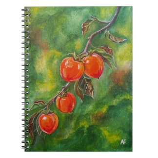 Persimmons in the October Mist by Alfred Fox Notebook
