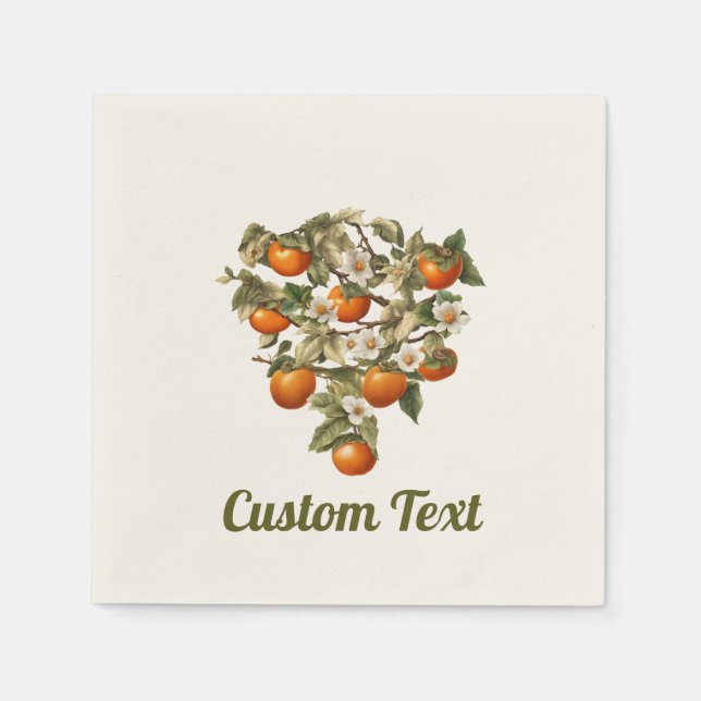 Persimmons Napkins (Front)