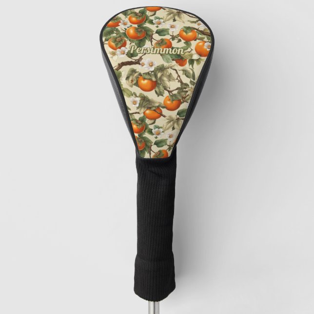 Persimmons Pattern Golf Head Cover (Front)