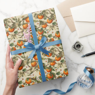 Persimmons Pattern Wrapping Paper
