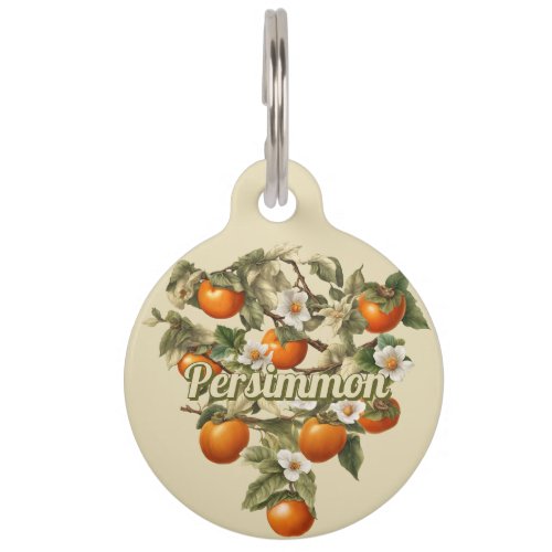 Persimmons Pet ID Tag