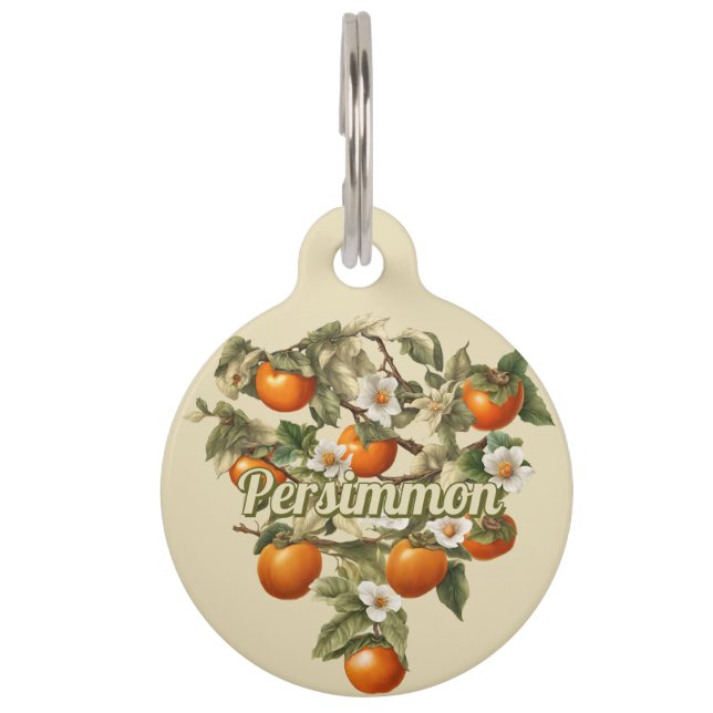 Persimmons Pet ID Tag (Front)