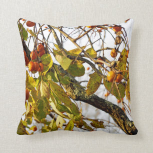 Persimmons Throw Pillow