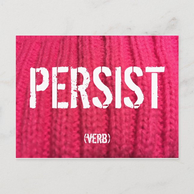 Persist Postcard (Front)