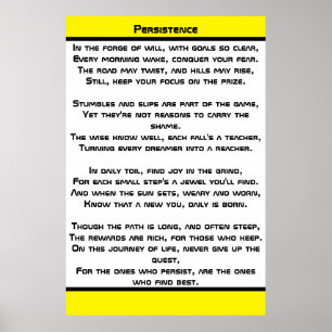 Persistence Poster