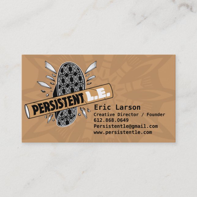 Persistent LE Company Car(d) Business Card (Front)