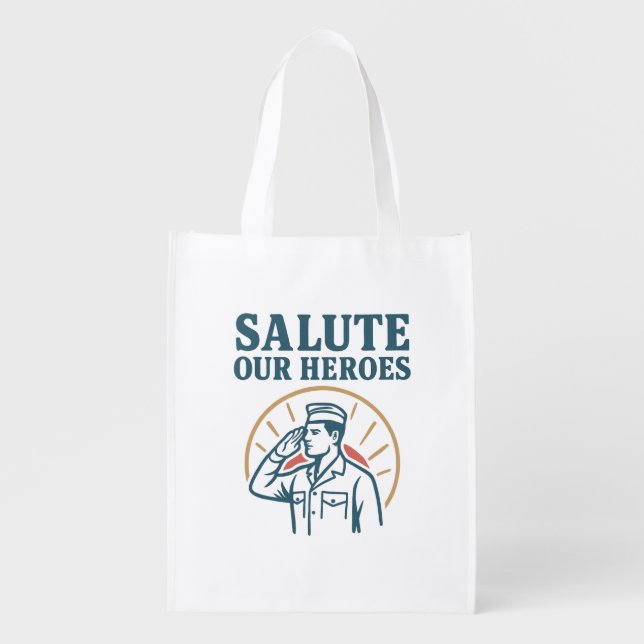 Persistent Positivity Grocery Bag (Front)