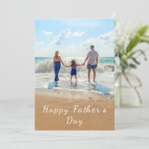 Persnalized Your Dad Photo Father's Day Card