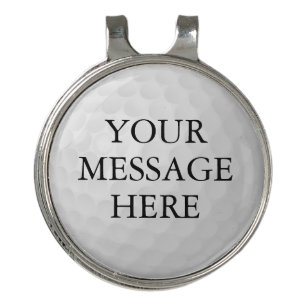 Persoanlized Name Message Golf Hat Clip