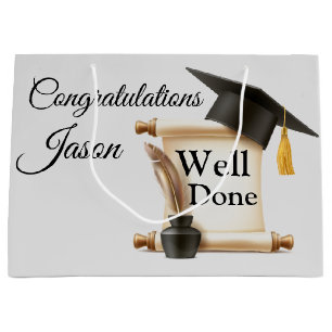 Person Congratulations Well Done Grad  Large Gift Bag