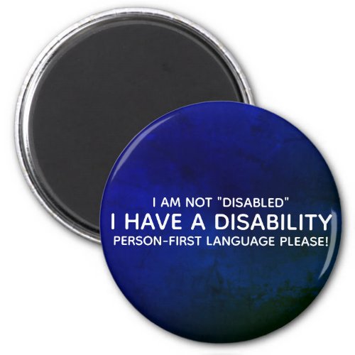 Person First Disability Magnet