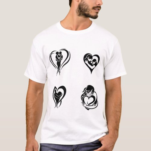 Person holding a heart T_Shirt