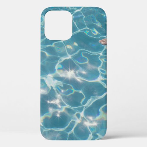 Person on swimming pool iPhone 12 case