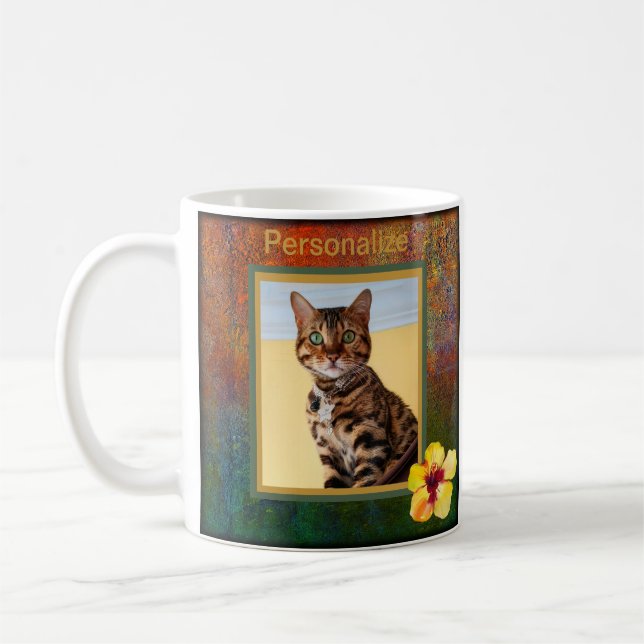 PERSON OR PET PHOTO IN A UNIQUE   COFFEE MUG (Left)