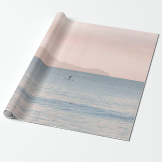 PERSON PADDLE BOARDING WRAPPING PAPER