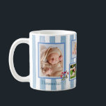 PERSON PET TRAVEL STRIPES EASY 6 PHOTO COLLAGE    COFFEE MUG<br><div class="desc">What a fun way to give someone special a very personal keepsake gift.  Any design questions,  just send an email to charmdesignstudio@rcn.com and we'll be happy to assist.</div>
