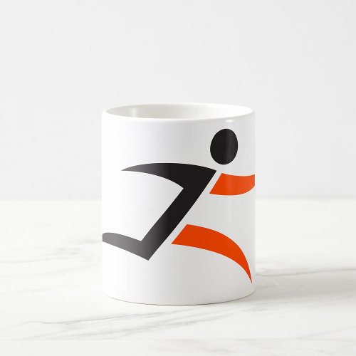 Person Running Design Coffee Mug