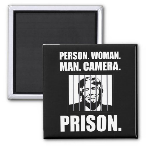 Person Woman Man Camera Prison Magnet