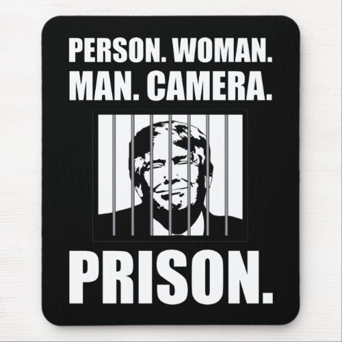 Person Woman Man Camera Prison Mouse Pad