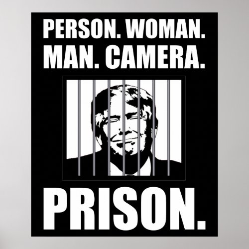 Person Woman Man Camera Prison Poster