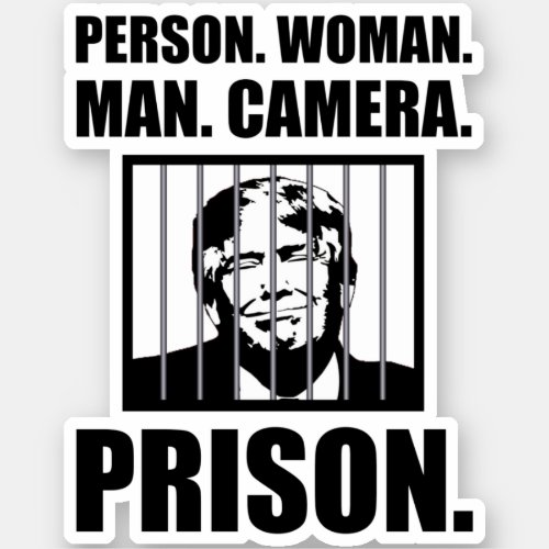 Person Woman Man Camera Prison Sticker