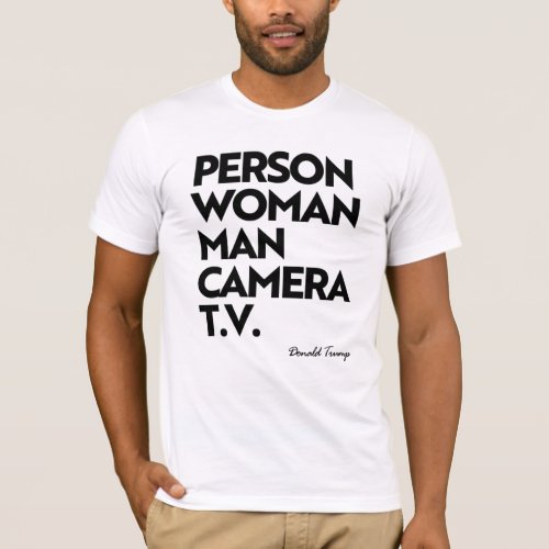 PERSON WOMAN MAN CAMERA TV T_Shirt